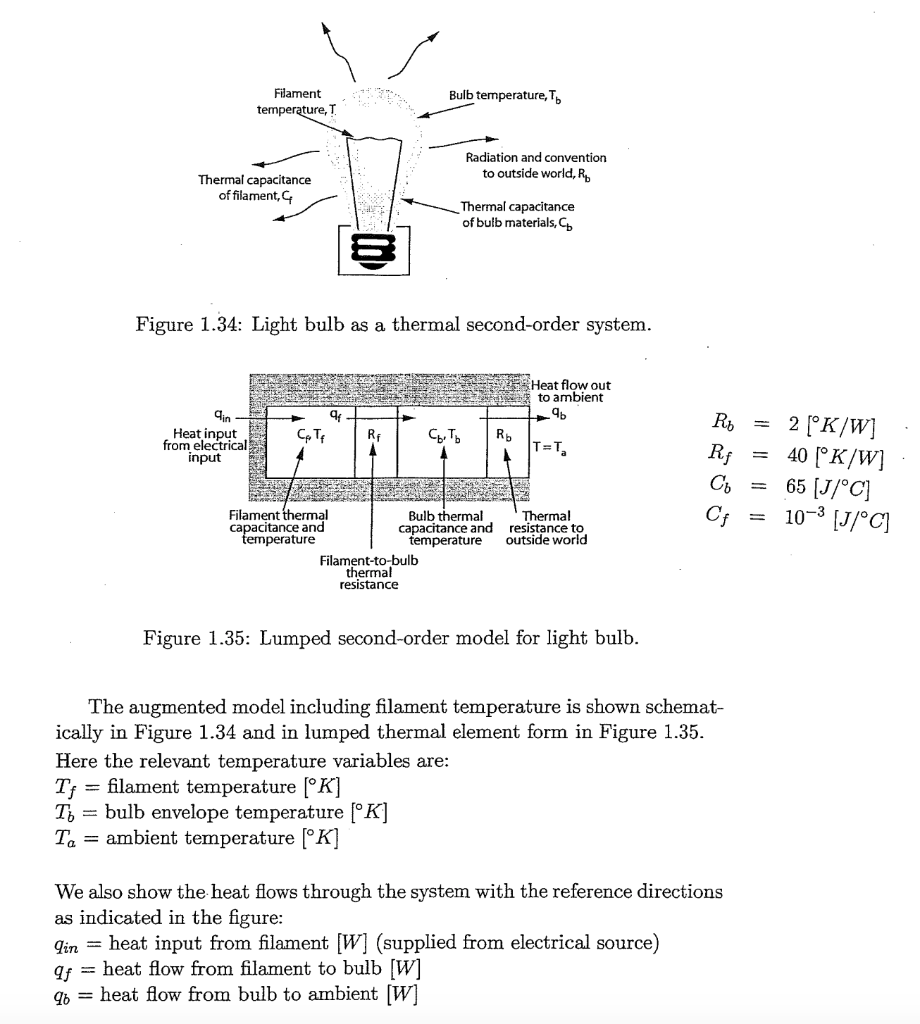 Solved Consider the attached light bulb model. Find the