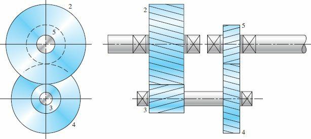 Solved a) A speed-reducer gearbox containing a compound | Chegg.com