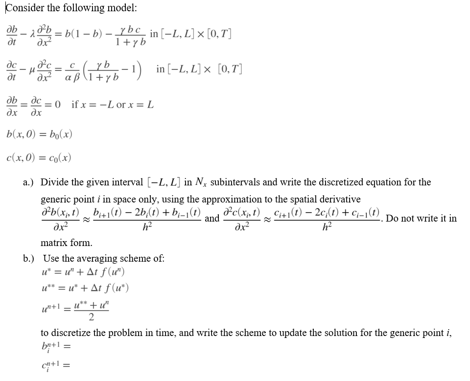 Consider The Following Model: 2025=b(1 – B) – Y Bien, | Chegg.com