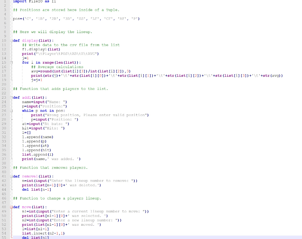 Solved Can someone help me **update my previous program | Chegg.com