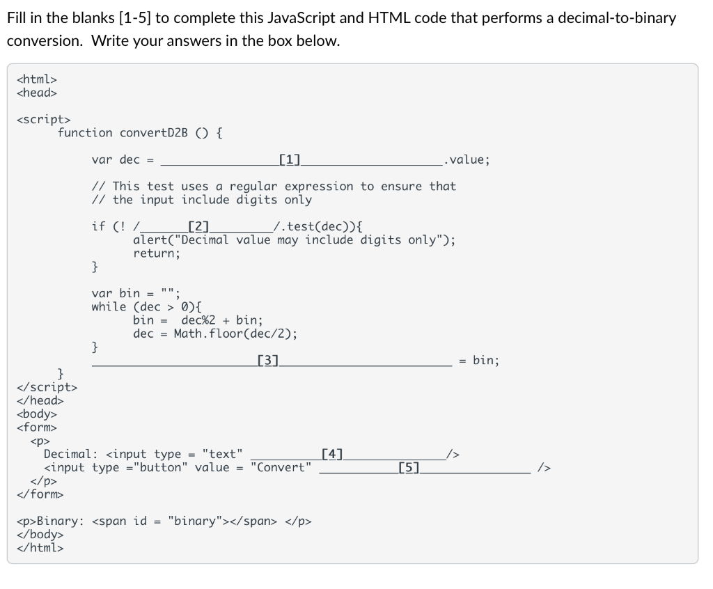 solved-fill-in-the-blanks-1-5-to-complete-this-javascript-chegg