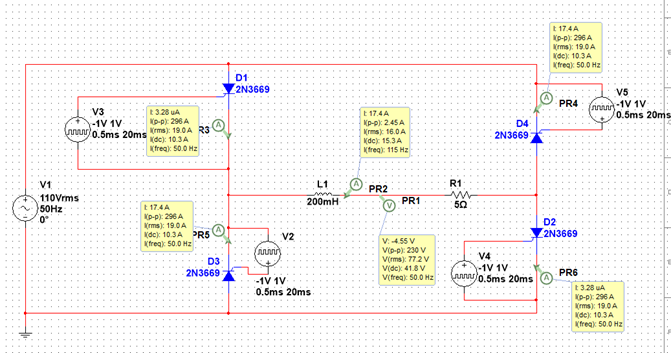 Solved Rectifier: RL load Add 400uF capacitor parallel to | Chegg.com