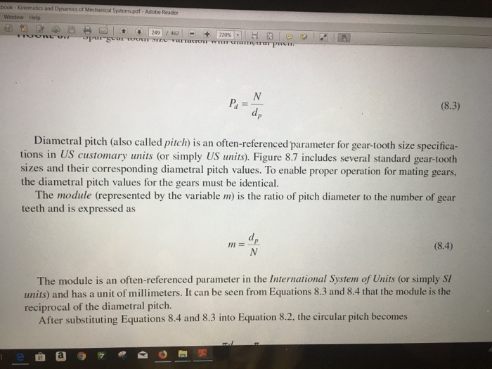 Solved 3 Using Equations 8 2 Through 8 4 Calculate The Chegg