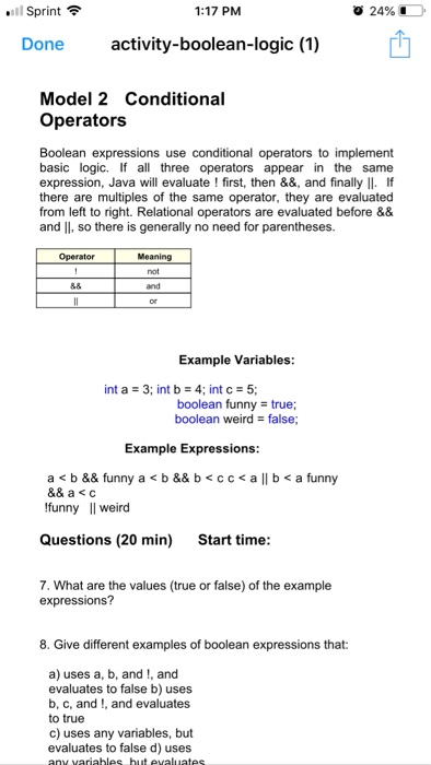 Solved .11 Sprint令 1:17 PM 24%10. Done | Chegg.com