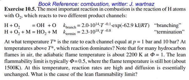 Solved Book Reference: combustion, writter: J. | Chegg.com