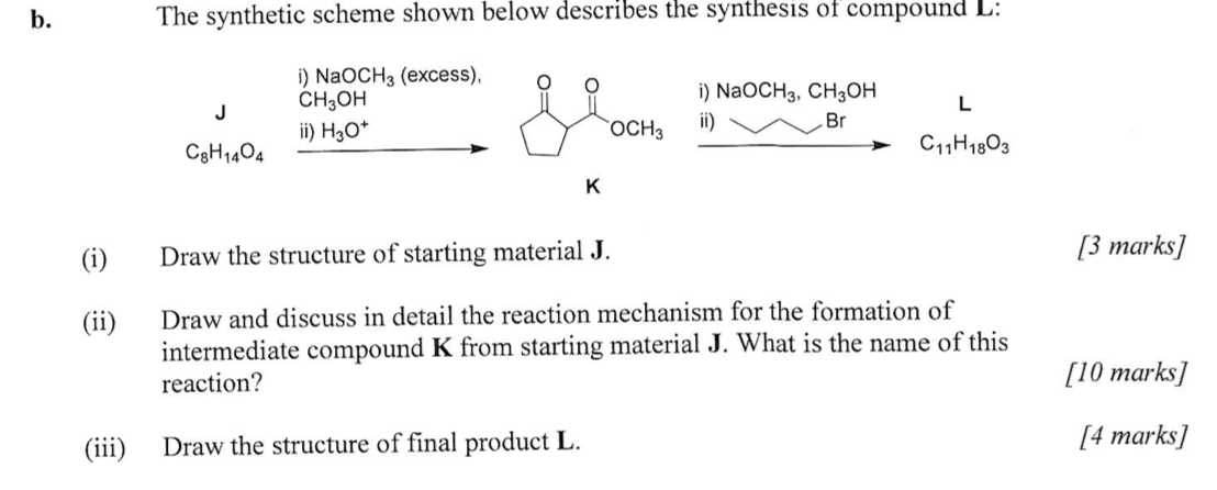 Solved The synthetic scheme shown below describes the | Chegg.com