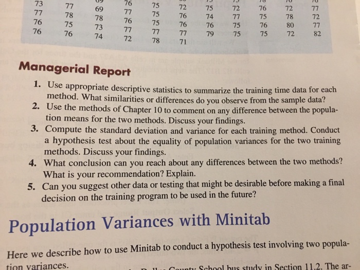 Solved Case Problem Air Force Training Program An Air Force