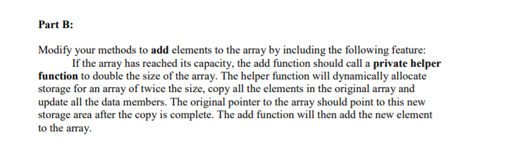 Lab 1- Sequence Class Implement a template container | Chegg.com