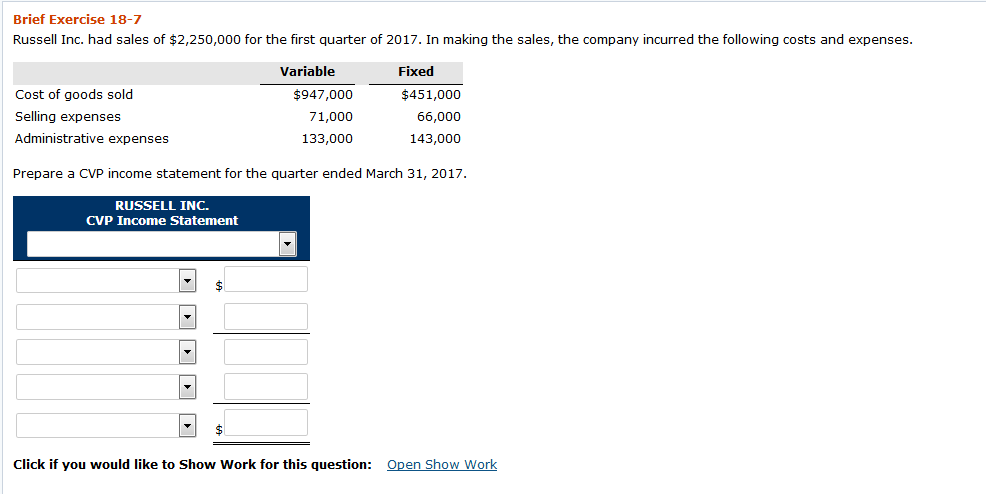 Solved Brief Exercise 18-7 Russell Inc. had sales of | Chegg.com