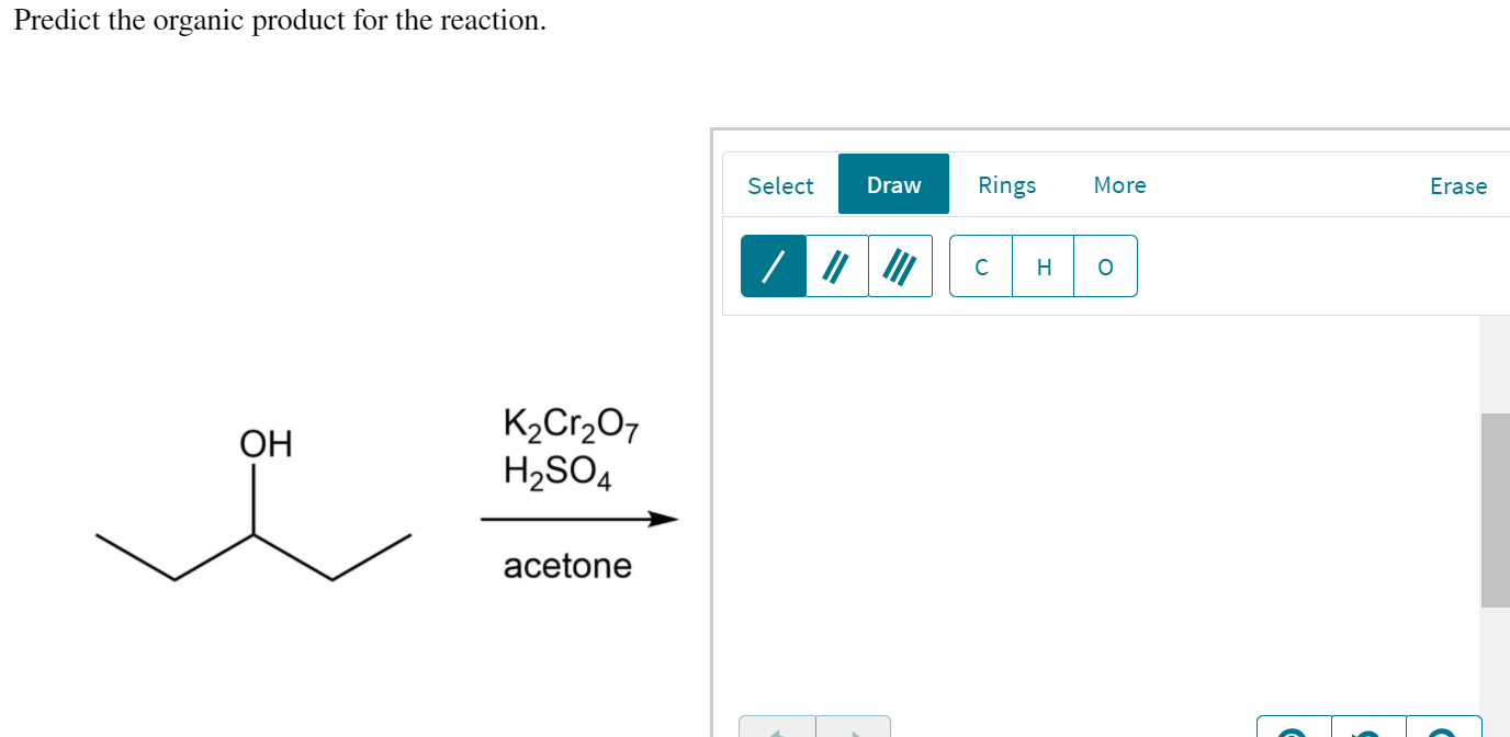 Solved: Draw The Correct Product For The Reaction. (If The... | Chegg.com