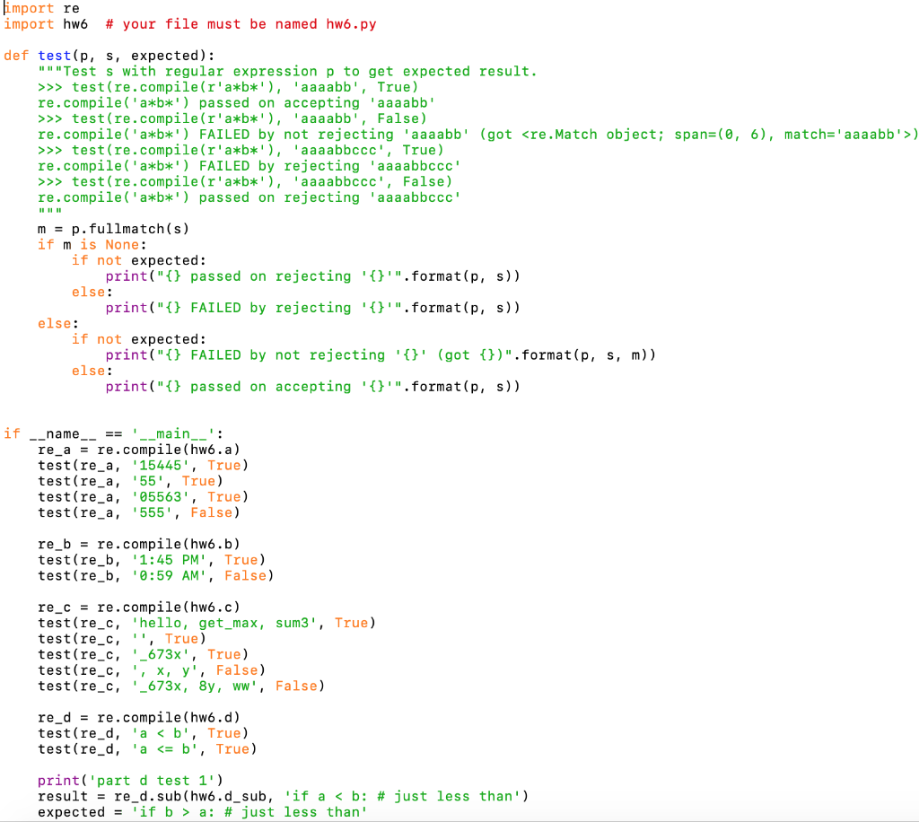 Solved Part A - Regular Expressions Create a single regular | Chegg.com
