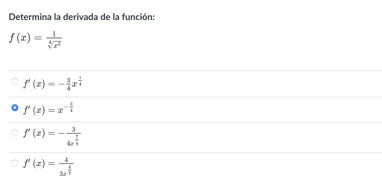 Solved Determina La Derivada De La | Chegg.com