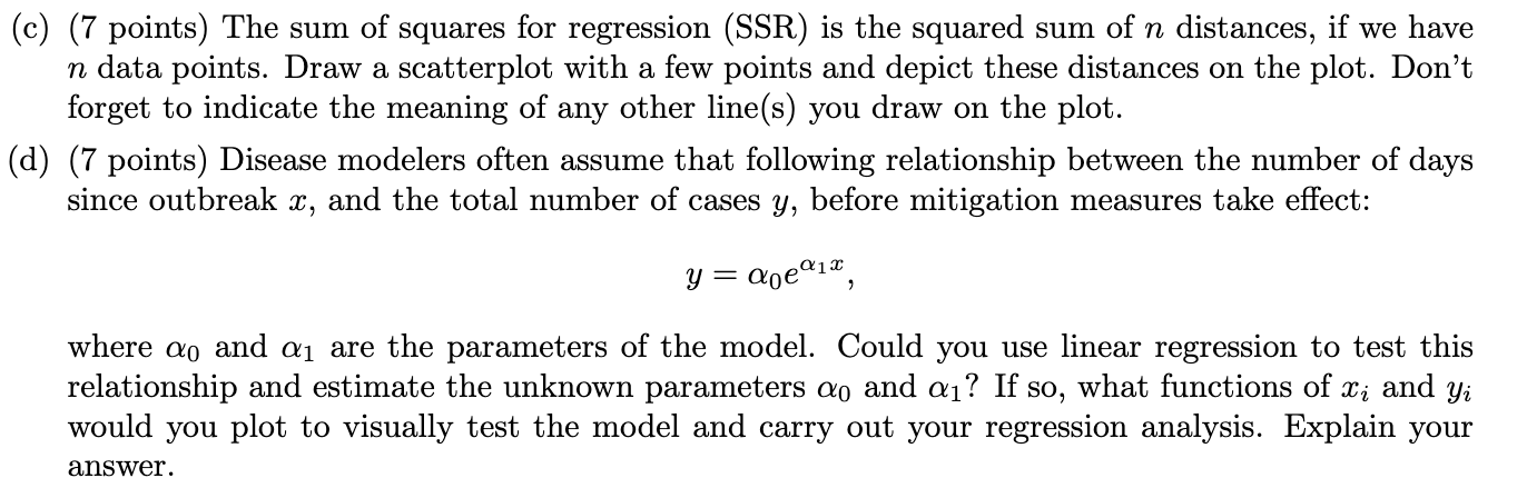 Solved 1 26 Points Total In An Experiment We Bake Chegg