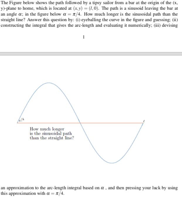 Solved The Figure below shows the path followed by a tipsy | Chegg.com