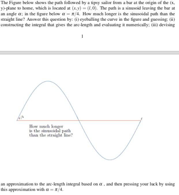 Solved The Figure Below Shows The Path Followed By A Tipsy | Chegg.com