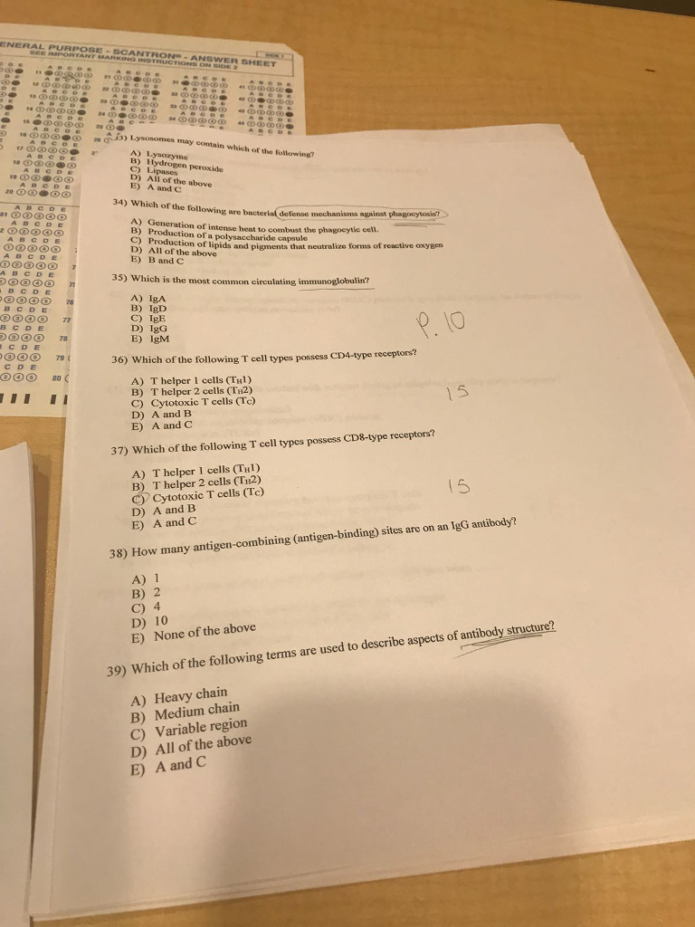 Solved 40) Amplification of the normal phagooytic process by Chegg com