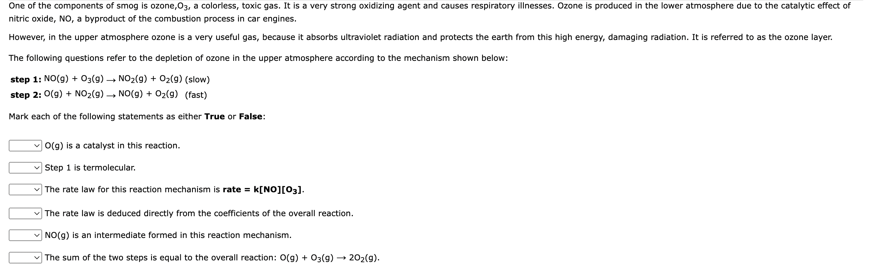 Solved nitric oxide, NO, a byproduct of the combustion