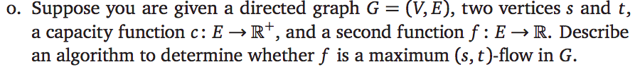 Solved o. Suppose you are given a directed graph G = a | Chegg.com