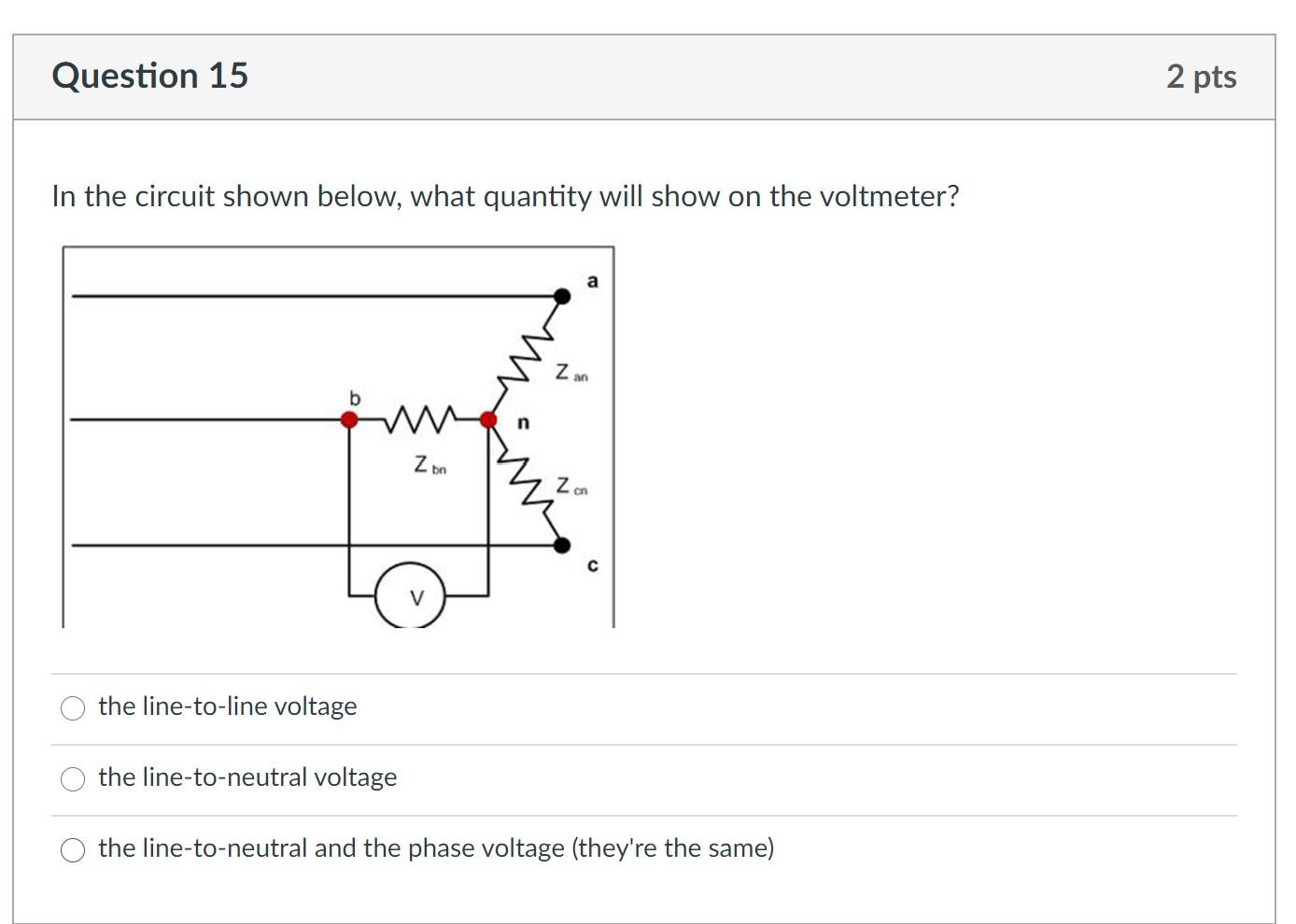 Solved Question 15 2 pts In the circuit shown below, what | Chegg.com