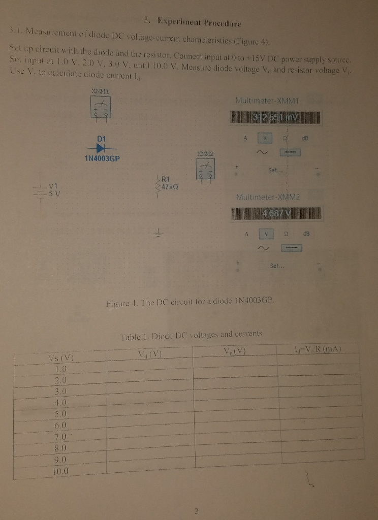 Solved Lab 7. Diode and Applications 1. Introduction Dode | Chegg.com