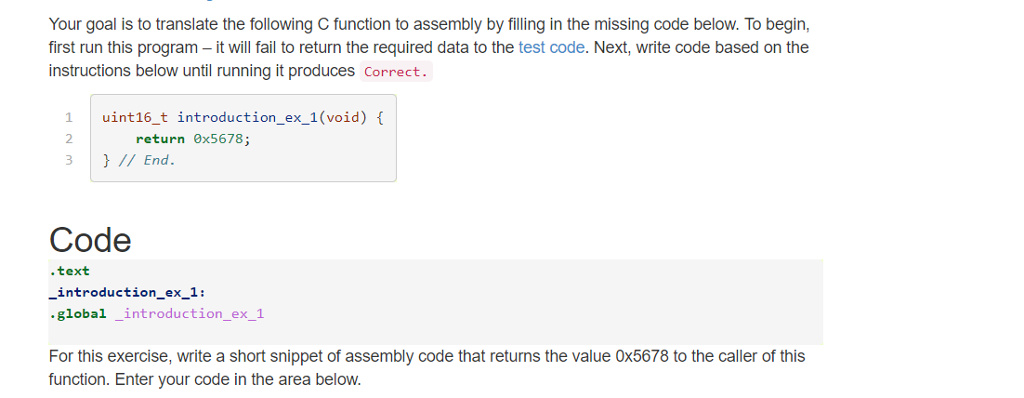 Solved Your goal is to translate the following C function to | Chegg.com