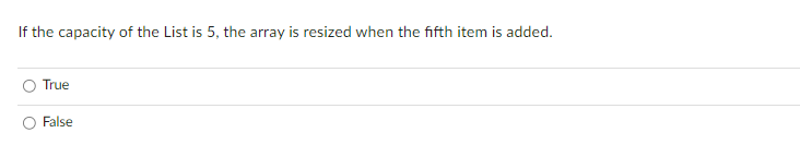 Solved In the class' implementation of a List using a | Chegg.com