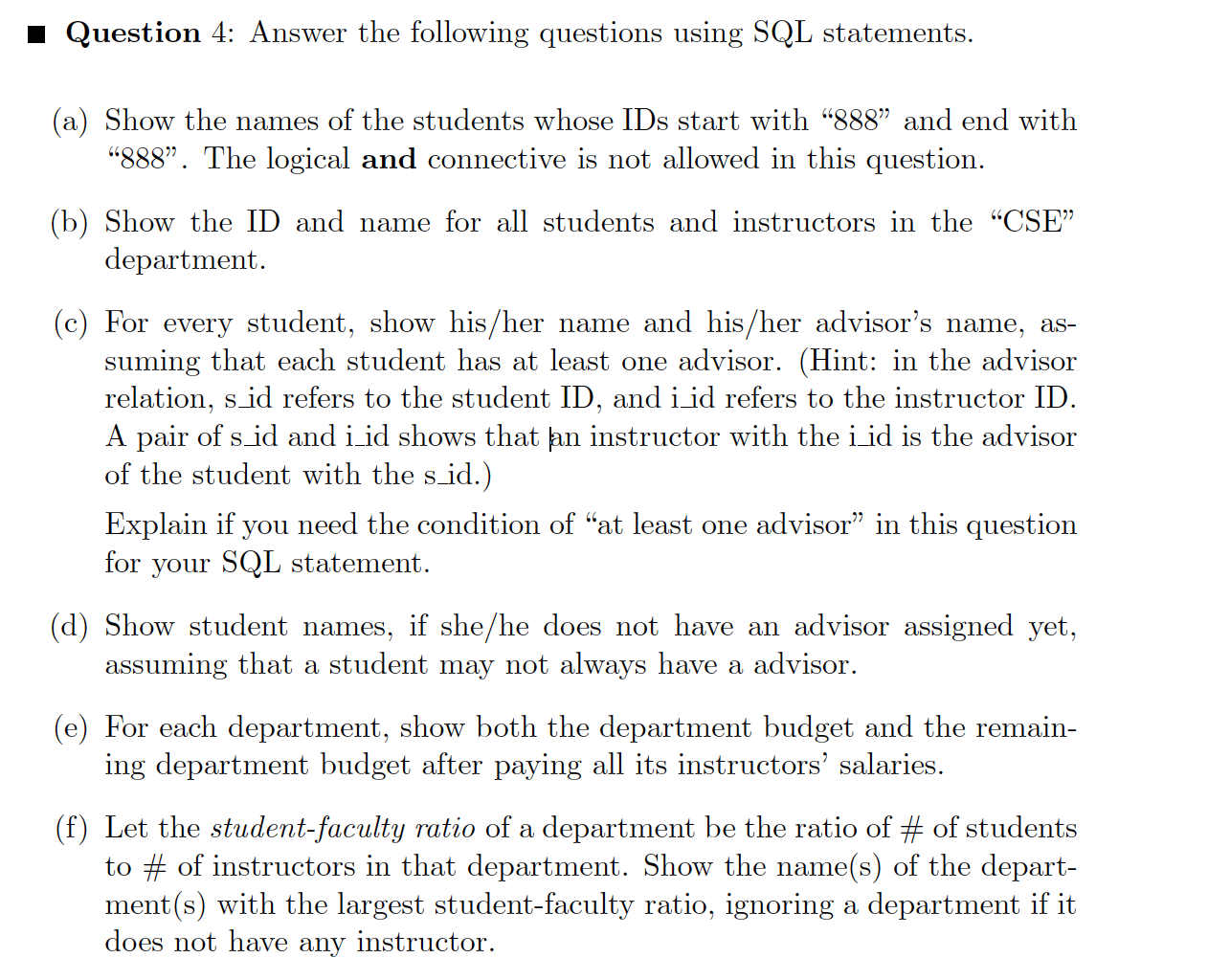 Solved It is important to note that all questions need to be | Chegg.com