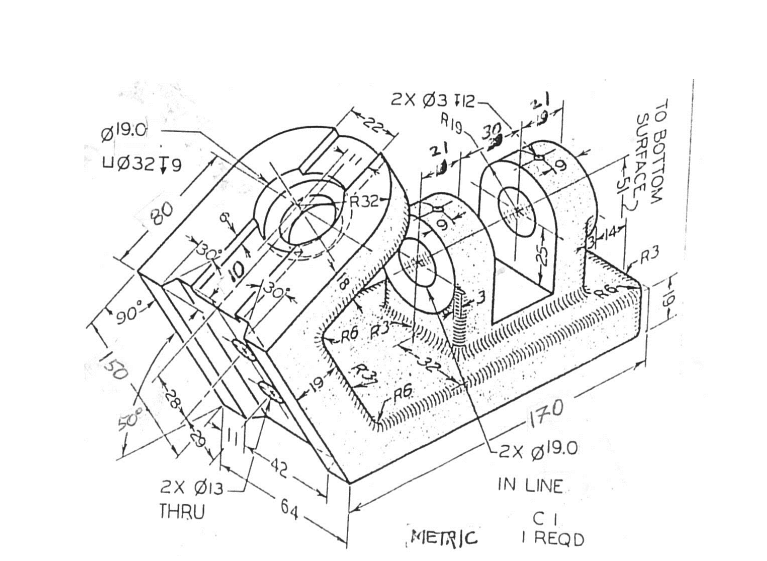 Mechanical Technical Drawing Samples