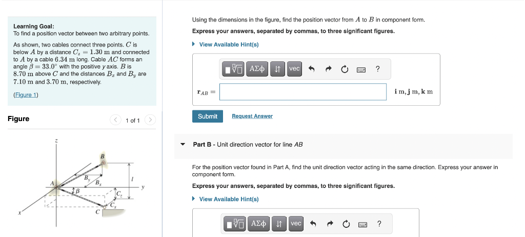 Solved Using the dimensions in the figure, find the position | Chegg.com