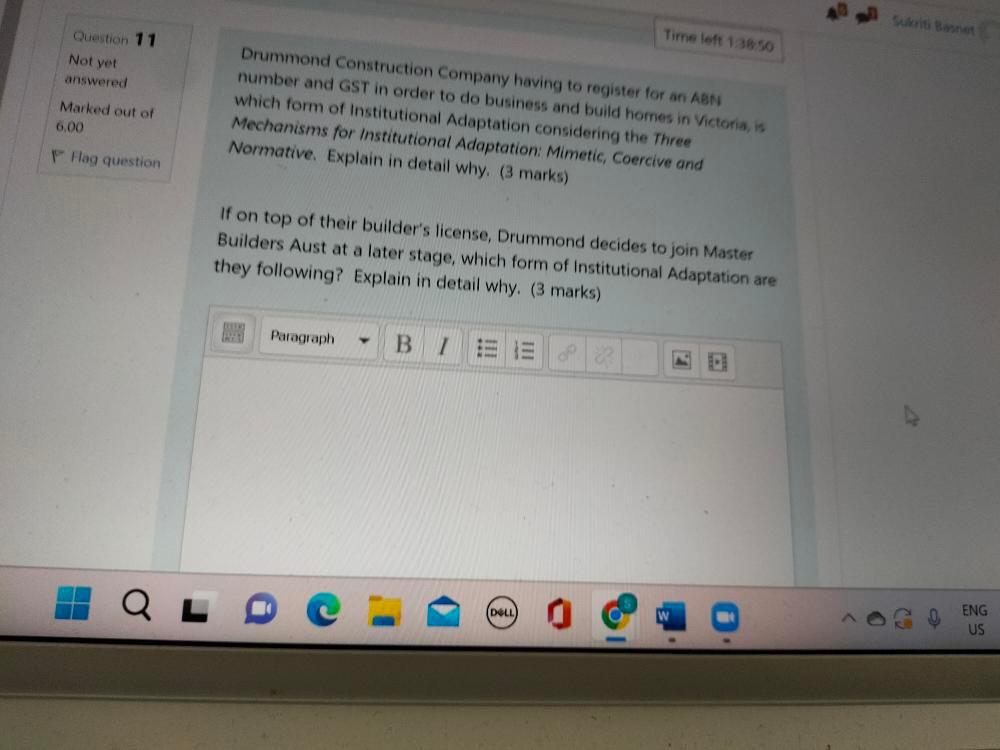 Solved Drummond Construction Company having to register for