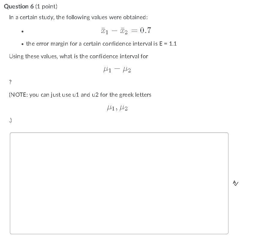 Solved Question 3 (1 point) A study is conducted in which | Chegg.com