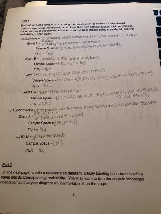 Solved Part 6 Use the Law of Total Probability to fill in | Chegg.com