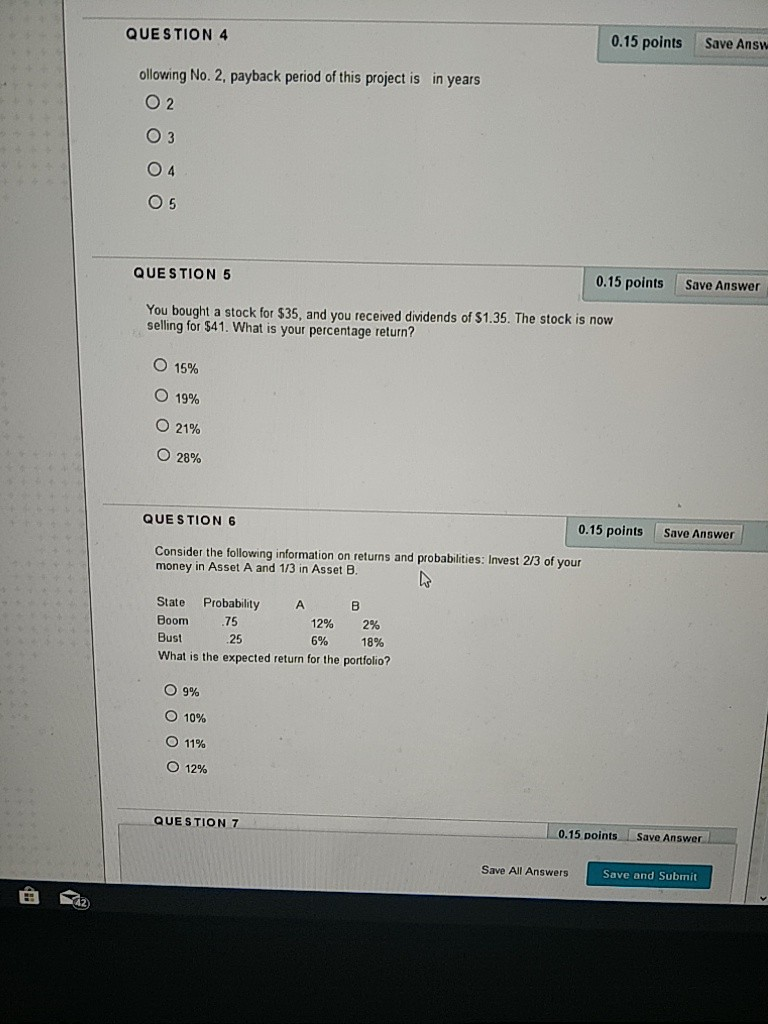 Solved 0.15 points Save Answe QUESTION 1 You are reviewing a | Chegg.com