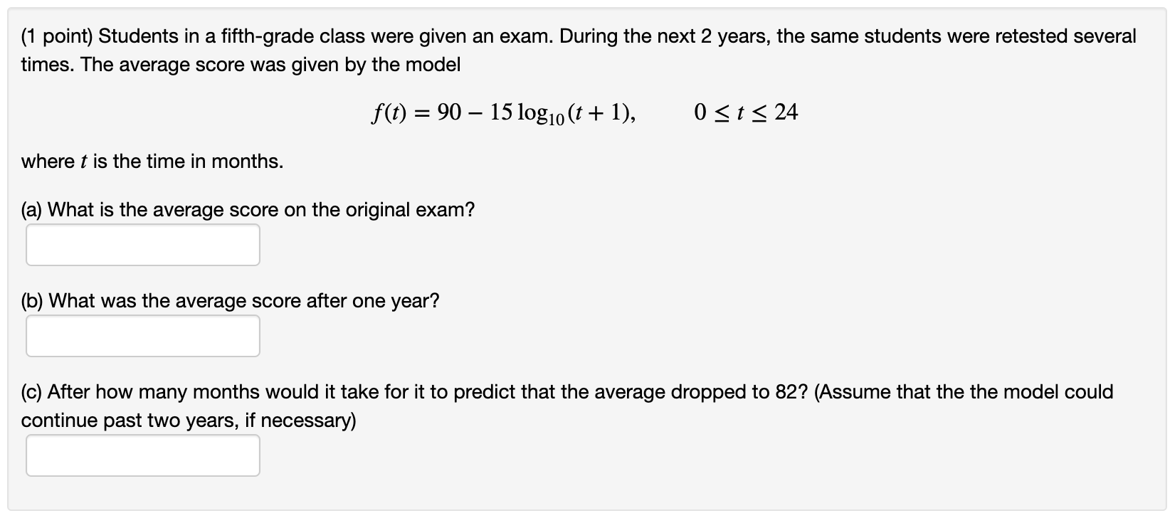 solved-1-point-students-in-a-fifth-grade-class-were-given-chegg