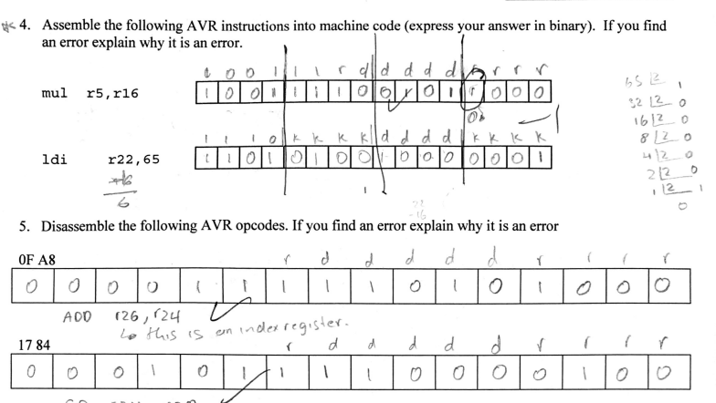 Variable Length Opcode Example I'm having trouble with these, (I got some examples | Chegg.com