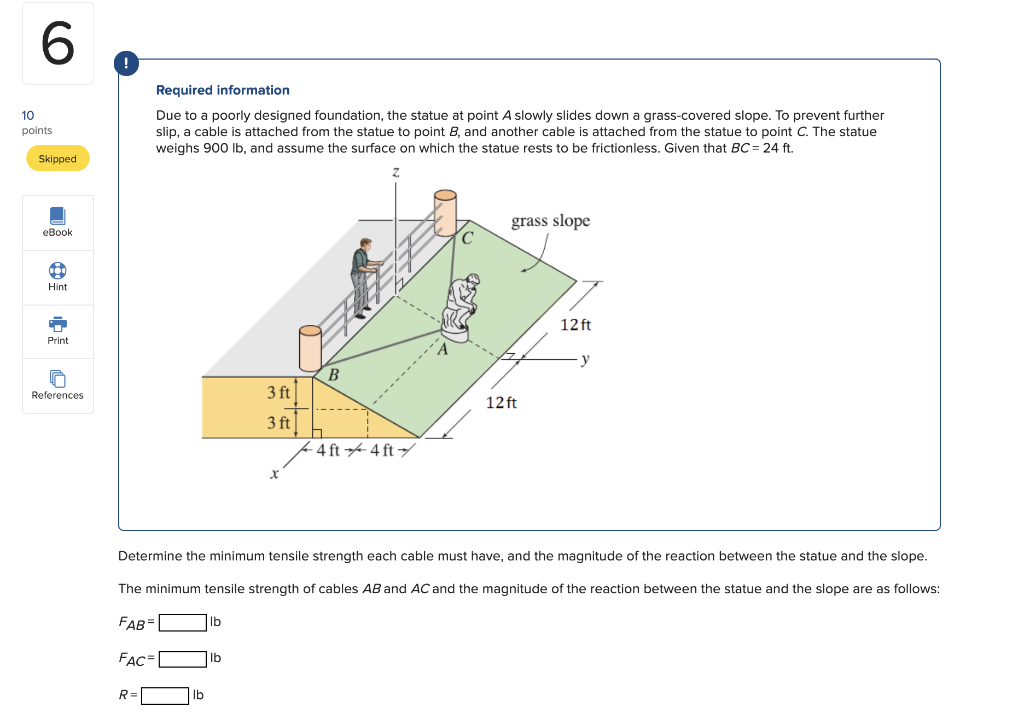 Solved 6 10 points Required information Due to a poorly