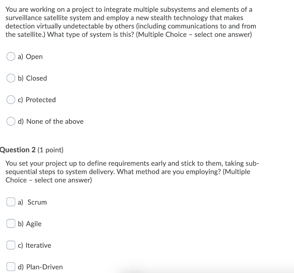 Solved You are working on a project to integrate multiple | Chegg.com