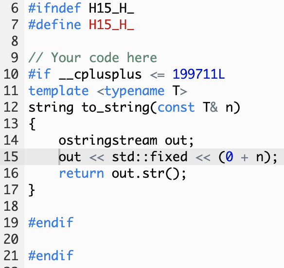 Solved How do I make my code compile under C++98? This is | Chegg.com