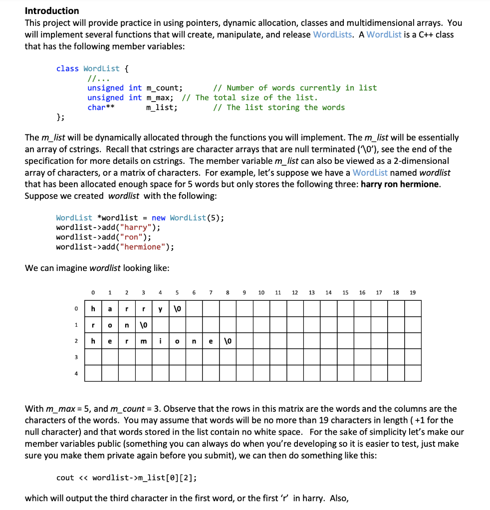 Implementation of Resizable Multidimensional Arrays in C++17