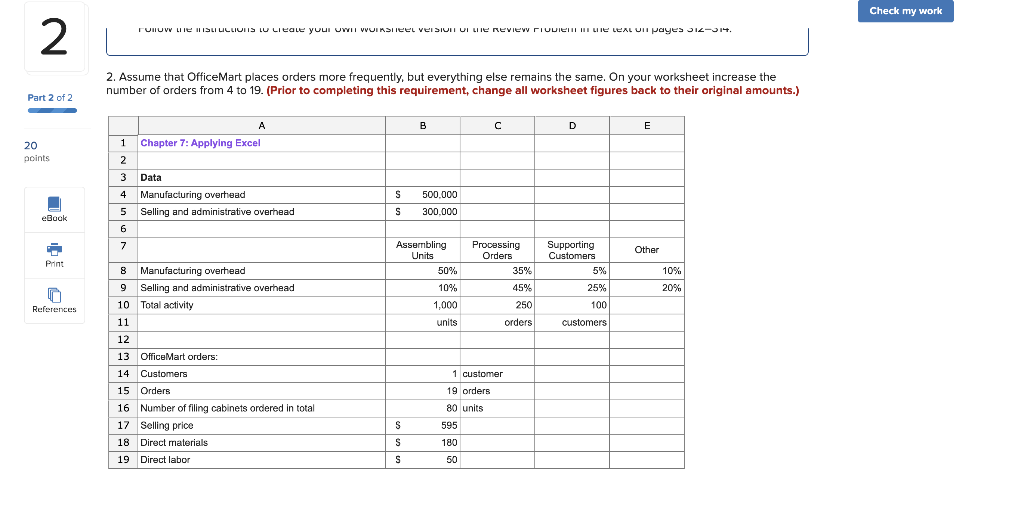 Excel Simulation 6 Chapter 7 Saved Help Save Chegg