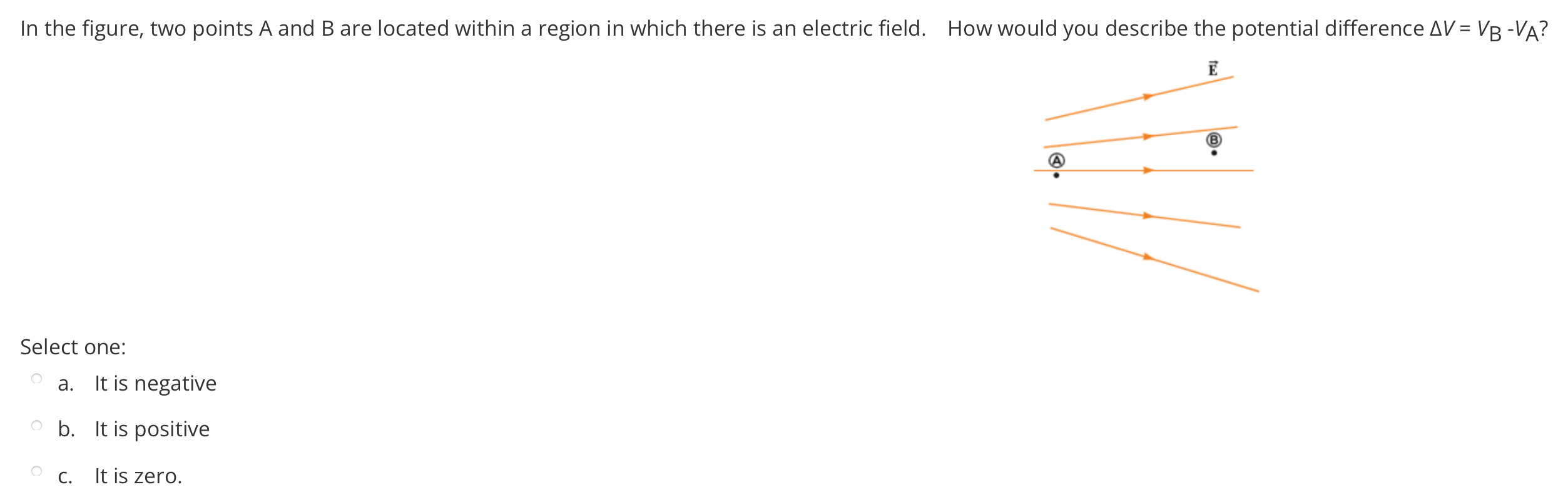 Solved In the figure, two points A and B are located within | Chegg.com