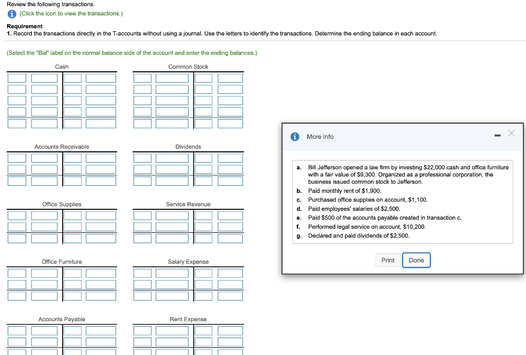 Solved Review the following transactions. (Click the icon to | Chegg.com