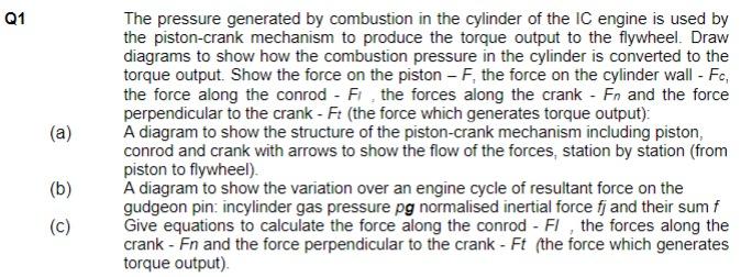 Solved Q3 (a) (b) (d) Explain the term traction limited | Chegg.com