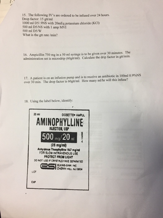 Solved 8. Drug ordered states "Give 2 tsp times a The bottle