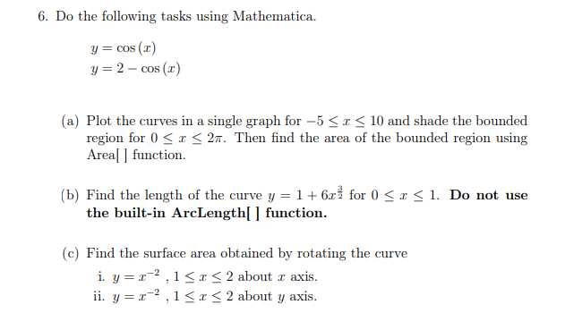 Solved ##### Please do it in Mathematica software for | Chegg.com