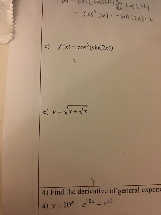 Solved F x Cos 3 sin 2x Y Squareroot X Squareroot Chegg