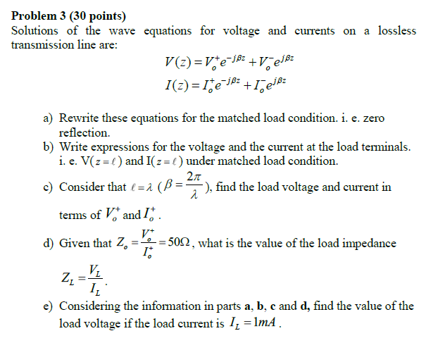 Solved Problem 3 (30 points) Solutions of the wave equations | Chegg.com