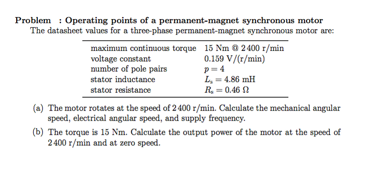 Solved p=4 Problem : Operating points of a permanent-magnet | Chegg.com
