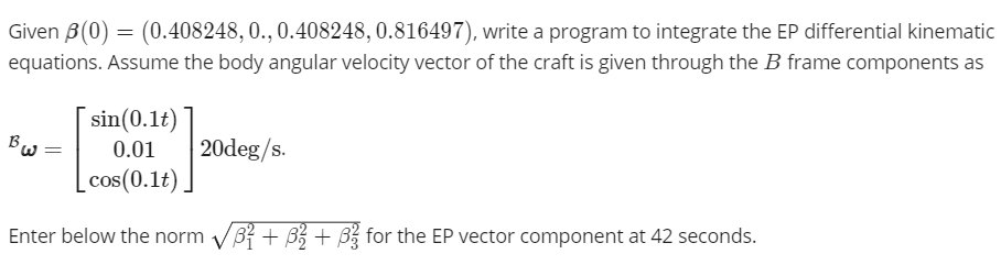 Solved = Given B(0) = (0.408248,0., 0.408248, 0.816497), | Chegg.com