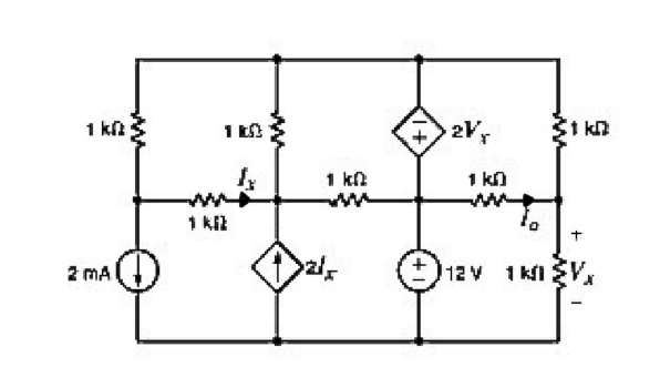 Solved Find I0 with node voltage method | Chegg.com